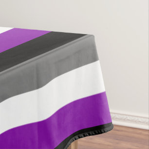 Mantel Orgullo asexual, orgullo LGBTQ, impresión a rayas