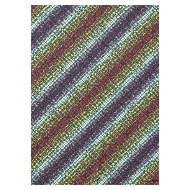 Mantel Orgullo Neurogénero Geométrico Groovy Funky Retro (Anverso)