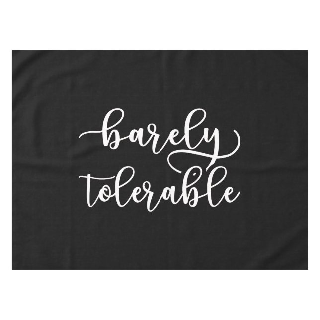 Mantel Orgullo Y Prejuicio - Apenas Tolerable (Frente (Horizontal))