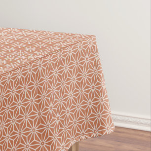 Mantel Oriental Beige Ensyucha Asanoha Patrón Japón