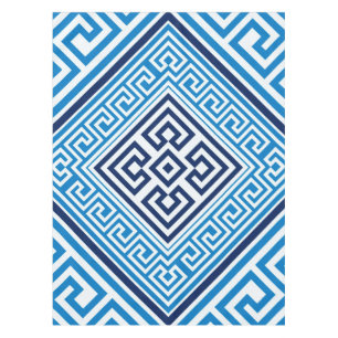 Mantel Ornamento de llaves griegas - Santorini - Rhombus