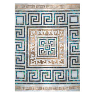 Mantel Ornamento dominante griego - olmo y oro