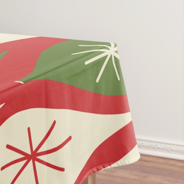 Mantel Ornamentos de Navidad retro de mediados de siglo (In Situ)