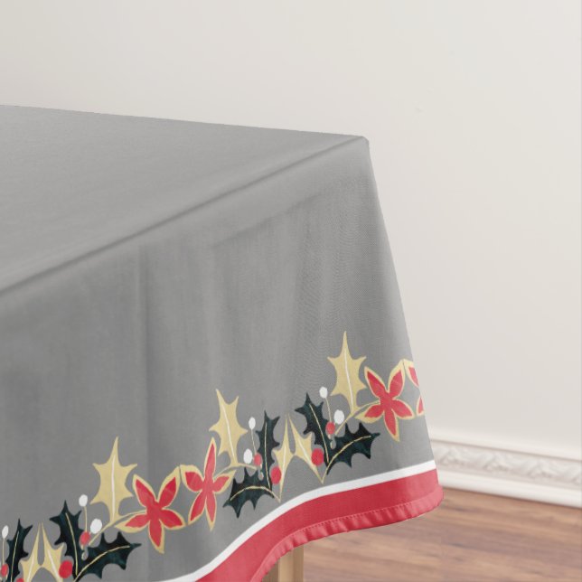 Mantel Ornamentos de oro rojo y plata de vacaciones moder (In Situ)