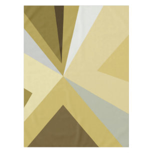 Mantel Oro abstracto moderno de mediados de siglo