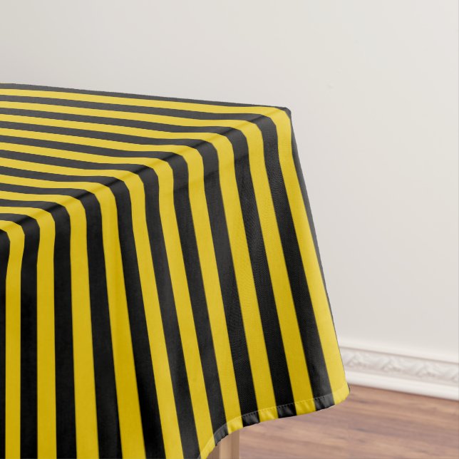 Mantel Oro amarillo y rayas negras (In Situ)