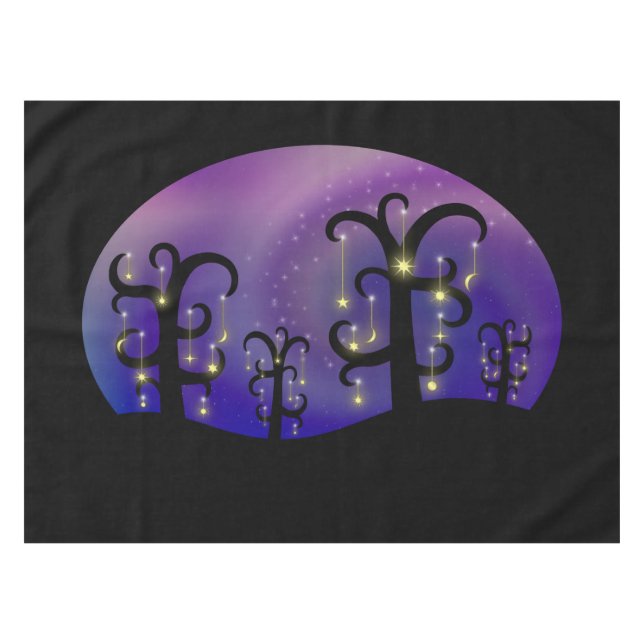 Mantel Orquídea de Stars Tablecloth (Frente (Horizontal))