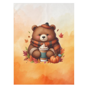 Mantel Oso de otoño rústico/vintage