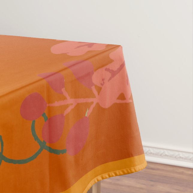 Mantel Otoño Maple deja feliz Acción de Gracias (In Situ)