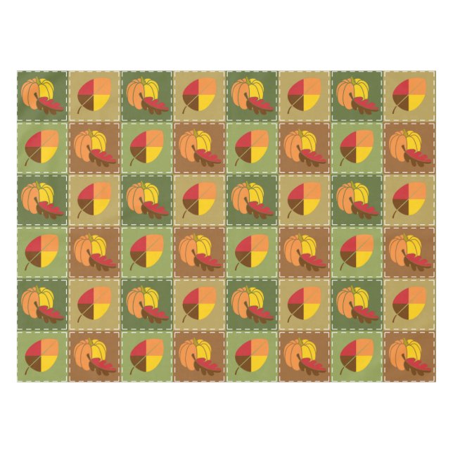 Mantel Otoño Quilt Tablecloth (Frente (Horizontal))