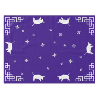Mantel Oxen y estrellas de Año Nuevo chino