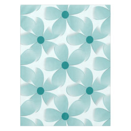 Mantel Padrão Floral verde.