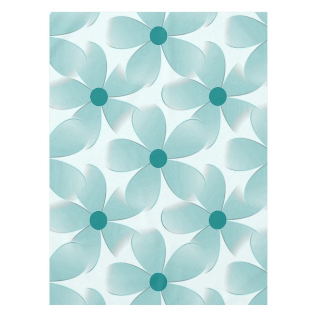 Mantel Padrão Floral verde. (Anverso)