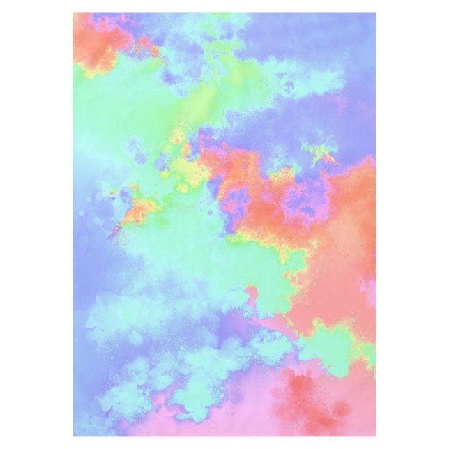 Mantel Paint Splatter Tableclol (Anverso)