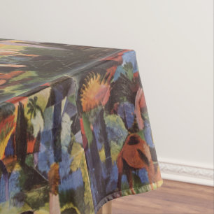 Mantel Paisaje de agosto de Macke con vacas y camello