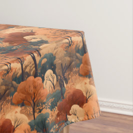 Mantel Paisaje Forestal Otoño Rústico - Bosque Rústico