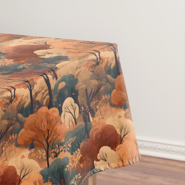 Mantel Paisaje Forestal Otoño Rústico - Bosque Rústico (In Situ)