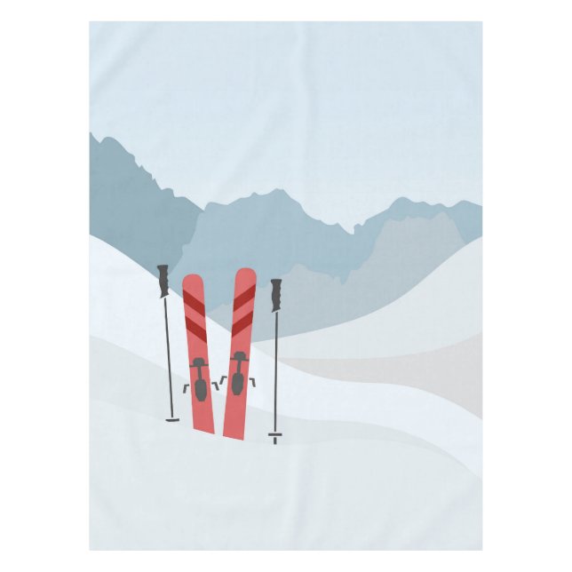 Mantel Paisaje invernal (Anverso)