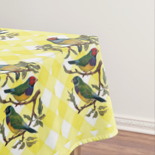 Mantel Pájaro amarillo con manto