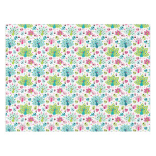 Mantel pájaro y búho del pavo real