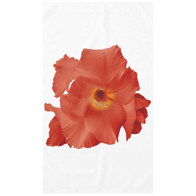 Mantel Palabra amarilla roja de la mancha (Anverso)