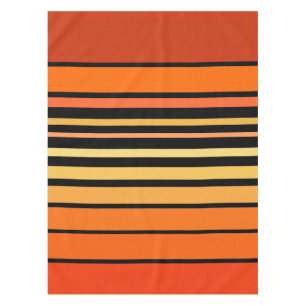 Mantel Paleta de líneas de color naranja