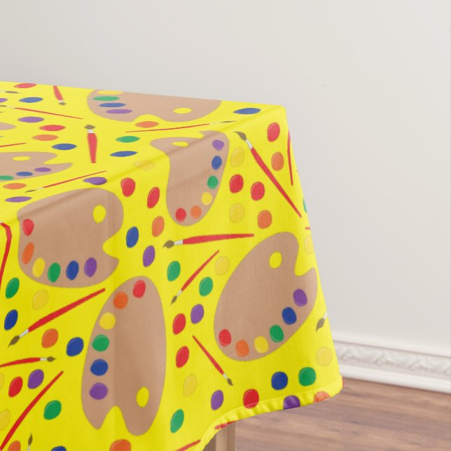 Mantel Paleta de pintura Art Paint Cute fiesta de cumplea (In Situ)