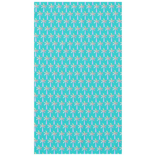 Mantel Palm Springs Caribbean Blue Tropical Palm Tree (Anverso)
