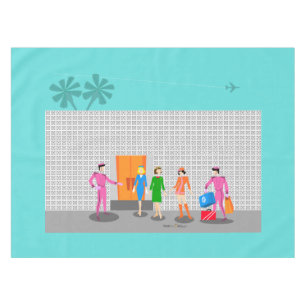 Mantel Palm Springs Stewardes Fiesta Tablecloth