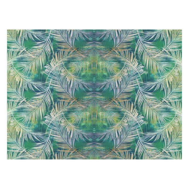 Mantel Palm Tropical Botánica Sale Verde (Frente (Horizontal))