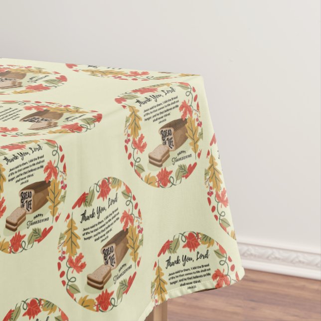 Mantel PAN DE LA VIDA Feliz Acción de Gracias (In Situ)