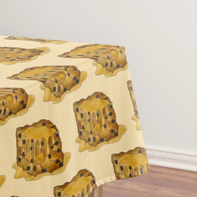 Mantel Pan Pudding Salsa de vainilla postre de comida bri (In Situ)