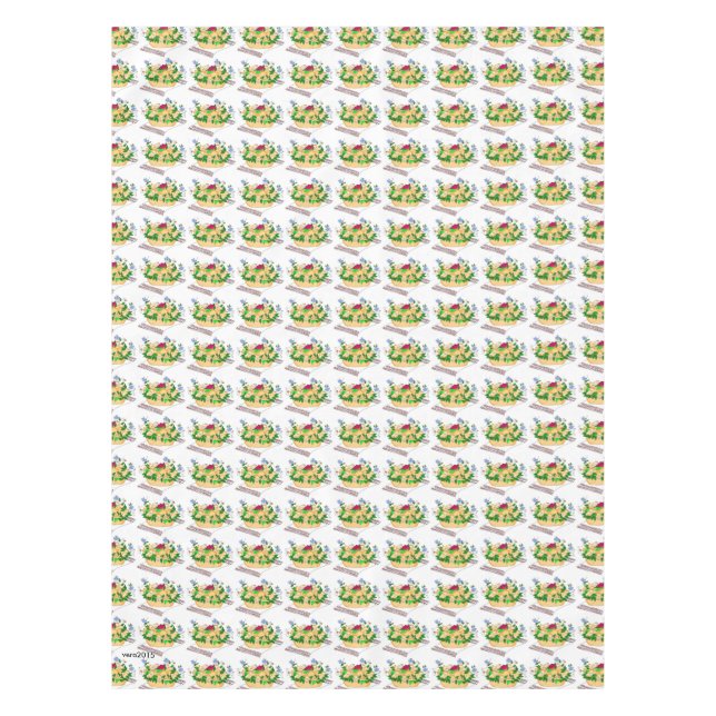 Mantel Pan ucraniano de la boda de Korovai (Anverso)