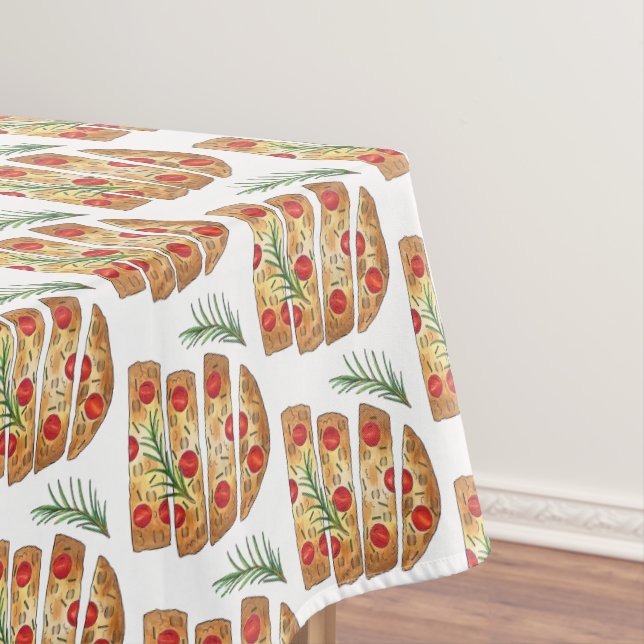 Mantel Panadería italiana Focaccia Tomates de pan de acei (In Situ)