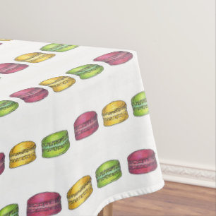 Mantel Panadería pastoral francesa Macaron Foodie impreso