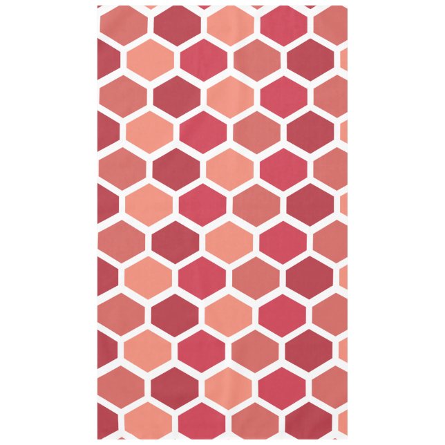 Mantel Panal en Rojos (Anverso)