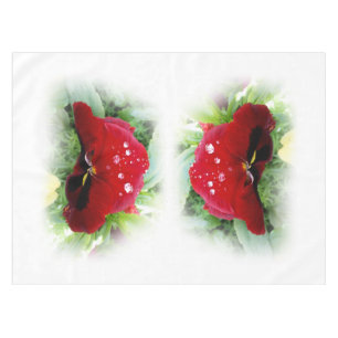 Mantel Panda rojo brillante