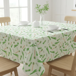 Mantel Pandan Leaf Pattern Tablecloth | Tropical Kitchen 