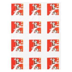 Mantel Pandas de cumpleaños