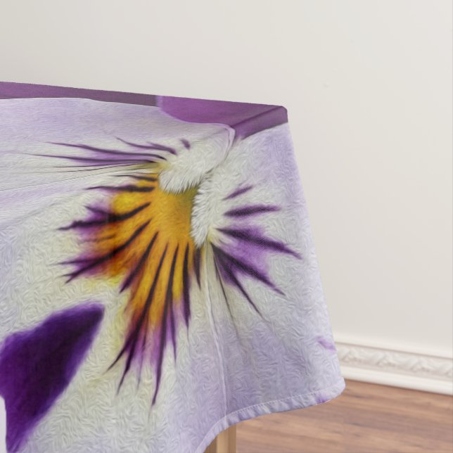 Mantel Pansias moradas blancas (In Situ)