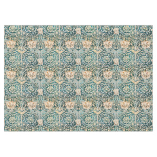 Mantel Papel pintado floral de madreselva azul Morris Tea