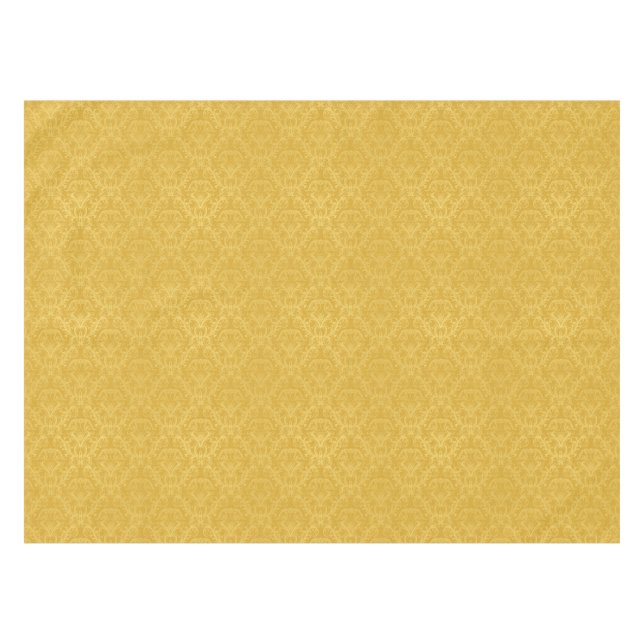 Mantel Papel pintado floral de oro de lujo (Frente (Horizontal))