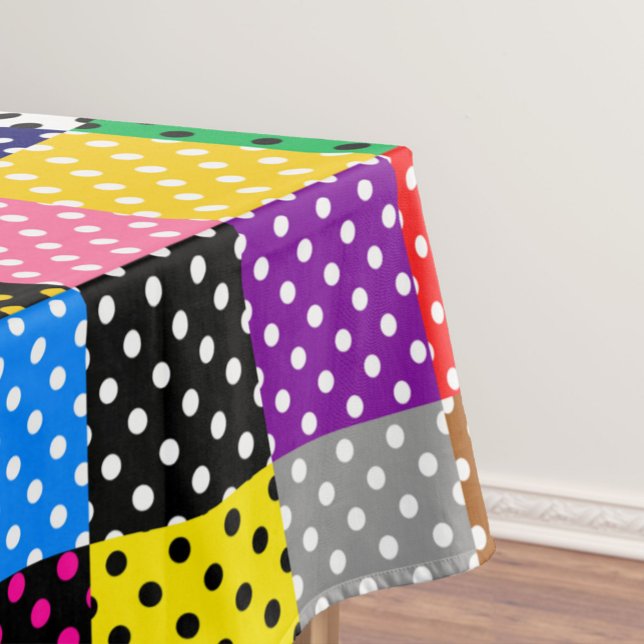 Mantel Paquetes multicolores Quilt Polka Dots (Subido por el creador)
