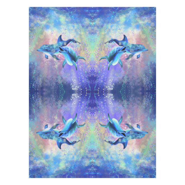 Mantel Par Dolphin Tablecloth (Anverso)