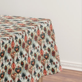 Mantel Para los amantes de los juegos de cartas. Reproduc