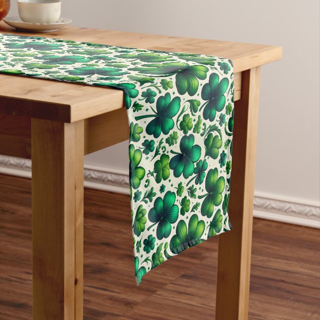 Mantel para mesa día de San Patricio trébol (In Situ)