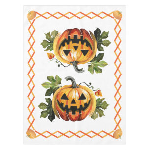 Mantel Parche de calabaza de Halloween