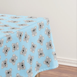 Mantel Partido de Cumpleaños del Oso de Koala Azul