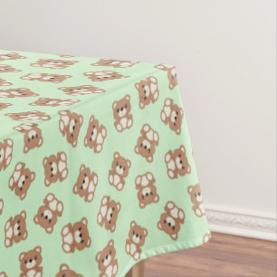 Mantel Partido de cumpleaños Green Teddy Bear
