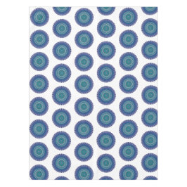 Mantel Partido de cumpleaños verde azul Mandala